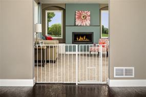 img 2 attached to Secure and Spacious: Discover the Carlson Maxi Pet Gate for Ultimate Pet Safety and Freedom