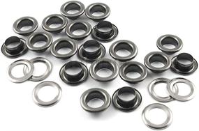 img 4 attached to CRAFTMEmore Grommets Eyelets Washers Gunmetal Sewing