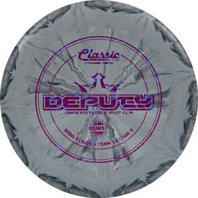 img 2 attached to 🥏 Classic Blend Burst Deputy Disc Golf Putter by Dynamic Discs - Throwing Frisbee Disc with Consistent Flight (Stamp Color May Vary)