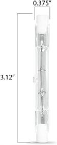 img 1 attached to 💡 Halogen BPQ100T3 CL Bulb by Feit Electric