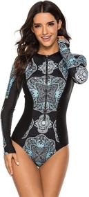 img 2 attached to 🩱 Yateen Women's Athletic Training Swimsuit Rashguard: Performance-driven Clothing for Swimsuits & Cover Ups