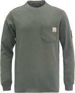 🔥 bocomal nfpa2112 resistant shirts: top-quality flame retardant men's clothing logo