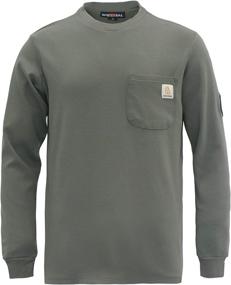 img 4 attached to 🔥 BOCOMAL NFPA2112 Resistant Shirts: Top-Quality Flame Retardant Men's Clothing