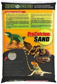 img 2 attached to 🦎 10-Pound Reptile Sciences Terrarium Sand: 100% Natural Orbicular Grains in Black