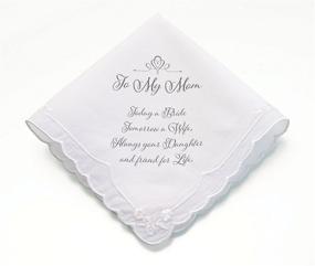 img 3 attached to Lillian Rose Wedding Keepsake Hankie Men's Accessories