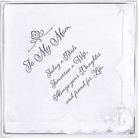 img 1 attached to Lillian Rose Wedding Keepsake Hankie Men's Accessories