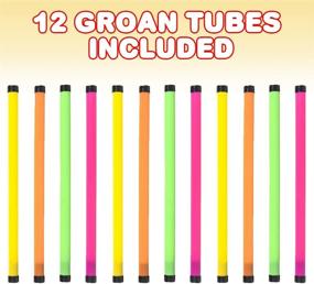 img 3 attached to 🎉 ArtCreativity Funny Groan Tubes, Set of 12, Party Noise Makers for Kids and Adults, Fun Moan Tubes in Various Colors, Birthday Party Favors for Boys and Girls, Goodie Bag Fillers, Teacher Rewards