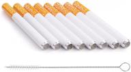 🎉 party decorations supplies: 8-pack of 3-inch aluminum alloy tubes with brush logo