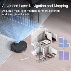 img 1 attached to 🤖 Ecovacs Deebot T8 Robot Vacuum and Mop Cleaner with Advanced Laser Navigation, Multi-floor Mapping, Intelligent Object Avoidance, Customizable Cleaning Options, No-go and No-mop Zones, Auto-empty Station Compatibility