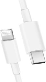 img 2 attached to iPhone Fast Charger - 20W USB C PD Power Wall Charger with Cable for iPhone 12/11/X, iPad - White, 3ft
