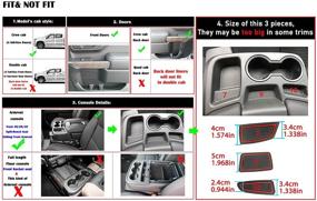 img 2 attached to Auovo Chevrolet Silverado Accessories Split Bench
