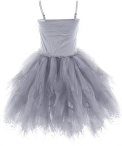 img 3 attached to 👸 IWEMEK Ruffles Tassels Princess Birthday Girls' Clothing: Elegant Dresses for Special Occasions