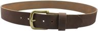 bison designs leather buckle 32 inch logo