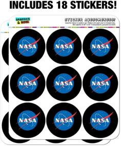 img 2 attached to 🚀 Nasa Meatball Logo Planner, Calendar, Scrapbooking & Crafting Stickers - Official NASA Collection