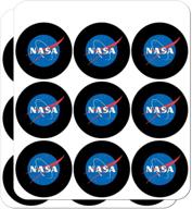🚀 nasa meatball logo planner, calendar, scrapbooking & crafting stickers - official nasa collection logo