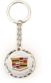 img 4 attached to 🔑 Premium 3D Metal Logo Keychain for Cadillac - Stylish and Durable Car Key Chain Ring, Fits All Models