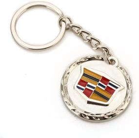 img 3 attached to 🔑 Premium 3D Metal Logo Keychain for Cadillac - Stylish and Durable Car Key Chain Ring, Fits All Models