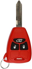 img 3 attached to Улучшенный замок KeylessOption Keyless Entry Remote Control и автомобильный брелок для ключа замены - OHT692427AA KOBDT04A красный, необработанный