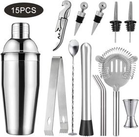 img 3 attached to MUTOCAR Stainless Steel Bartender Travel Kit