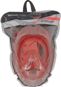 img 2 attached to 🤿 2021 Version of SUBEA TRIBORD Easybreath 500 Full Face Snorkeling Mask with Dry-top Release, Panoramic 180º View, Anti-Fog - Includes Large Microfiber Cloth 6.6"x5.7