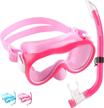 snorkeling children swimming goggles semi dry logo