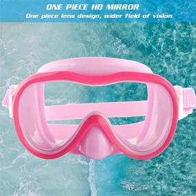 img 3 attached to Snorkeling Children Swimming Goggles Semi Dry