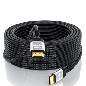 img 4 attached to 🔌 СкороSonnic HDMI-кабель 50 футов 4K - HDMI-кабель высокой скорости 2.0 для UHD-телевизора, монитора, ноутбука, Xbox, PS4/PS5 - Поддерживает 4K@60Hz, 2K, 1080P, 3D, ARC, Ethernet - Длина 15 метров