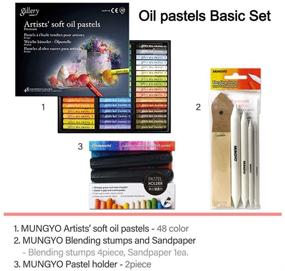 img 3 attached to Mungyo Gallery Pastels Blending Sandpaper Painting, Drawing & Art Supplies
