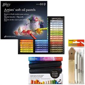 img 4 attached to Mungyo Gallery Pastels Blending Sandpaper Painting, Drawing & Art Supplies