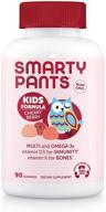 🍒 smartypants kids formula cherry berry daily gummy vitamins - gluten-free, multivitamin with omega 3 fish oil (dha/epa), methyl b12, vitamin d3, and vitamin b6 - 90 count (22 day supply) (packaging may vary) logo