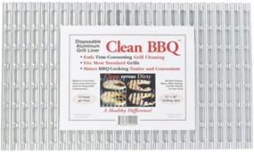 img 1 attached to Clean BBQ: 12 Sheets of Disposable Aluminum Grill Liner & Grill Topper Set