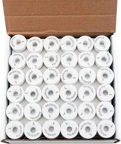 img 2 attached to 🧵 Prewound Embroidery Bobbins - 144 Count Per Box - White Cardboard Sided - L Style - Choose from 8 Options - Threadart