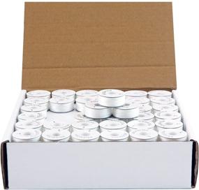 img 4 attached to 🧵 Prewound Embroidery Bobbins - 144 Count Per Box - White Cardboard Sided - L Style - Choose from 8 Options - Threadart