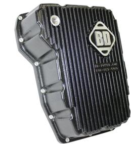 img 1 attached to BD Diesel Performance Black Transmission Pan - Model 1061525