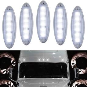 img 4 attached to IJDMTOY Cab Assemblies Compatible Freightliner Lights & Lighting Accessories