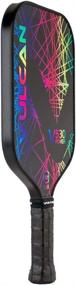 img 1 attached to 🌈 Ultimate Power and Performance with the Vulcan V530 Power Pickleball Paddle (Rainbow Lazer)