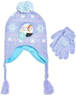 disney little frozen beanie weather girls' accessories logo