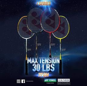 img 3 attached to YONEX Nanoray Light 18i: The Ultimate Black Graphite Badminton Racquet