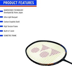 img 1 attached to YONEX Nanoray Light 18i: The Ultimate Black Graphite Badminton Racquet