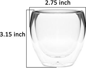 img 3 attached to Premium Thermo Insulated Espresso Double Service Equipment & Supplies by Youngever - Ideal for Tabletop & Serveware