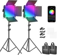 🎥 neewer rgb led video light: app control, 360°full color, 50w 660 pro lighting - cri 97+ gaming, streaming, youtube, photography & more logo