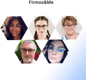 img 2 attached to Firmoo Blue Light Blocking Glasses: Premium Eyestrain Relief for Women/Men, Anti Glare & Lightweight Frames for Digital Screens