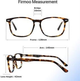 img 1 attached to Firmoo Blue Light Blocking Glasses: Premium Eyestrain Relief for Women/Men, Anti Glare & Lightweight Frames for Digital Screens