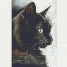 img 3 attached to 🐱 Black Cat 5D Diamond Painting Kit - Perfect Office Decoration, Room Décor, Home Gift for Adults, Kids, Him or Her - 11.8x15.7in - 1 Pack by Witfox