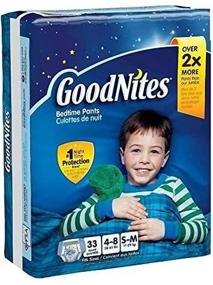 img 2 attached to GoodNites Bedtime Pants for Boys S-M 33 Count: Reliable Bedwetting Underwear Solution