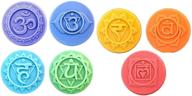 7 chakras soap mold - non-silicone clear pvc for milky way logo