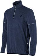 asics lightweight fleece jacket heather men's clothing for active logo