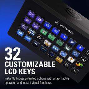 img 2 attached to 💻 Улучшенный контроль потока с 32 настраиваемыми ЖК-клавишами: Elgato Stream Deck XL для Windows 10 и macOS 10.13 или более поздних версий (10GAT9901)