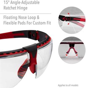 img 1 attached to 🔍 Honeywell HydroShield Anti-Fog S2871HS Glasses: Premium Clarity and Unmatched Fog Resistance