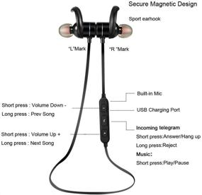 img 2 attached to XY7 Headphones Bluetooth Microphone Cancelling